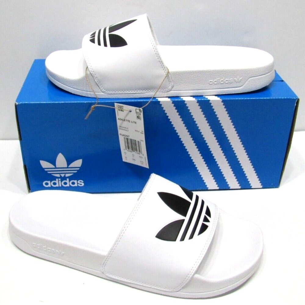 ADIDAS ADILETTE TREFOIL SLIDE MEN'S US SIZE 13 BRAND NEW IN BOX